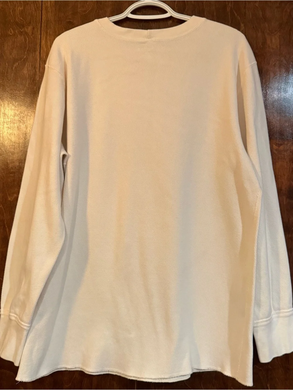 Carhartt Mens XL Natural Waffle Knit Thermal Long Sleeve Shirt Cotton Casual